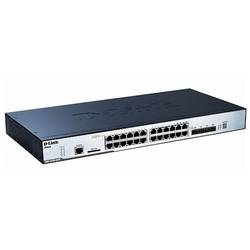 Switch D-LINK DGS-3120-24TC/SI, 24 porturi 10/100/1000 (4 porturi Combo SFP, 2 porturi 10 Gbps stacking)