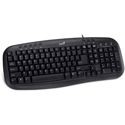 Tastatura Genius KB-M200, Multimedia, Black, USB