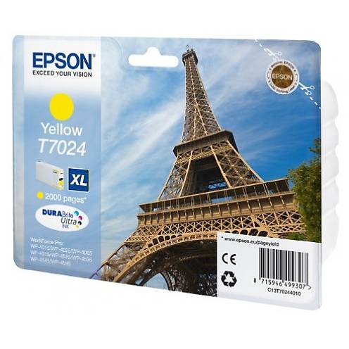 Epson Cartus Cerneala  Yellow T7024 pentru WP400, WP4500