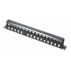 Sistem management cabluri rack 19" (1U), dimensiuni: 485x66x47mm si grosime de 1.2mm, din metal, Gri, GEMBIRD 19C-CM2