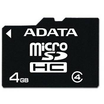 Card Memorie A-DATA Micro SDHC 4GB Clasa 4
