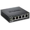 Switch D-LINK DGS-105, 5 Porturi, Gigabit Ethernet, Carcasa metalica