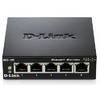 Switch D-LINK DGS-105, 5 Porturi, Gigabit Ethernet, Carcasa metalica