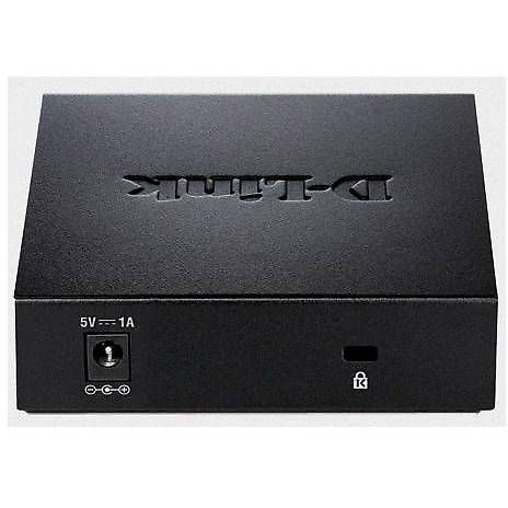 Switch D-LINK DGS-105, 5 Porturi, Gigabit Ethernet, Carcasa metalica