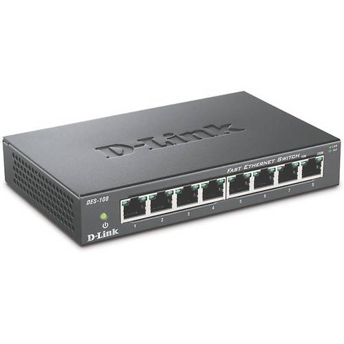 Switch D-LINK DES-108, 8 Porturi