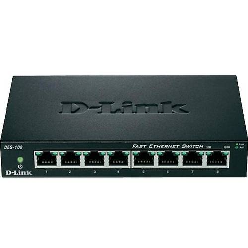 Switch D-LINK DES-108, 8 Porturi