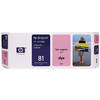 HP 81 680-ml Light Magenta Dye, C4935A