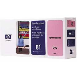 HP 81 Light Magenta Dye Printhead and Printhead Cleaner, C4955A