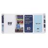 HP 83 Light Cyan UV Printhead and Printhead Cleaner, C4964A