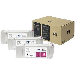 HP 81 3-pack 680-ml Magenta Dye, C5068A