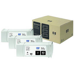 HP 83 3-pack 680-ml Black UV, C5072A