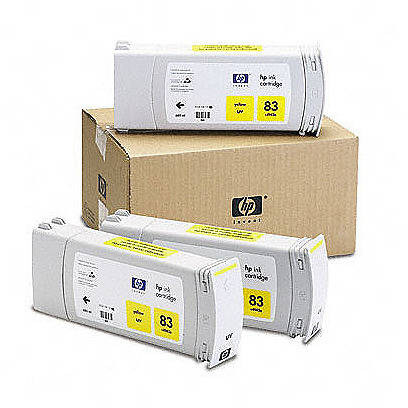 HP 83 3-pack 680-ml Yellow UV, C5075A