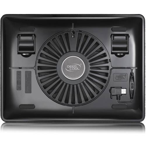 Cooler Laptop Deepcool N1, 15.6'',un ventilator 180mm metalic, Negru