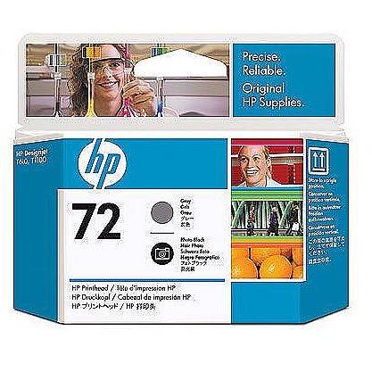 HP 72 Gray + Photo Black Printhead, C9380A