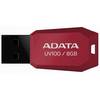 Memorie USB A-DATA UV100, 8GB USB 2.0, Capless, Red