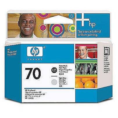 HP 70 Photo Black + Light Gray Printhead, C9407A