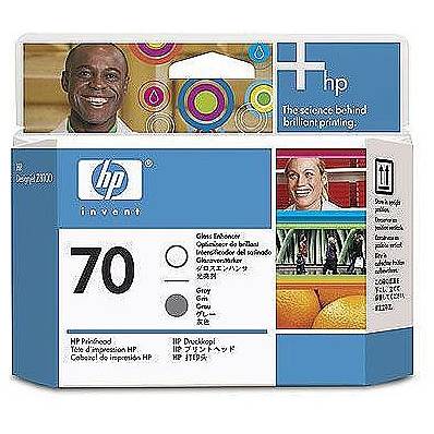 HP 70 Gloss Enhancer + Gray Printhead, C9410A