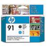 HP 91 Matte Black and Cyan Printhead, C9460A