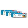 Cartuse cerneala Yellow Triple-Pack HP 91, C9485A