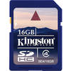 Card Memorie Kingston SDHC, 16GB, Clasa 4