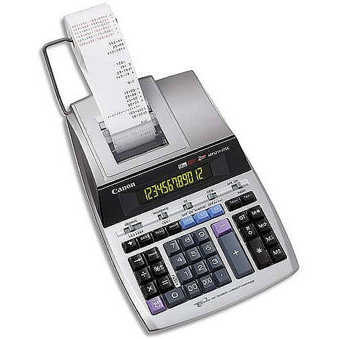 Calculator de birou Canon MP1211LTSC, 12 digiti, Banda 2 Culori