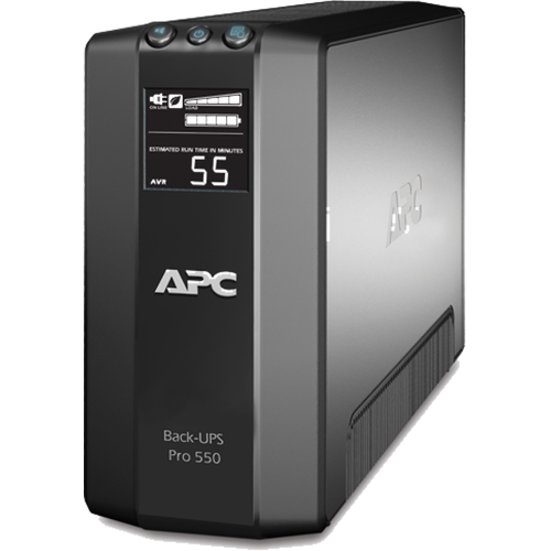 UPS APC Power-Saving Back-UPS Pro 550, 550VA, 330W, LCD, BR550GI