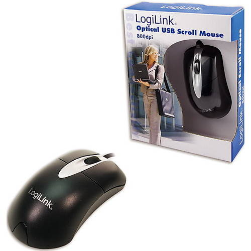 Mouse Logilink Mouse Optic, USB, black, ID0011