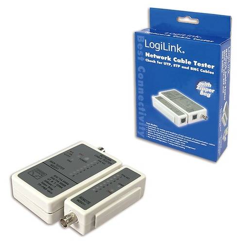 Tester cablu de retea RJ-45/BNC, LOGILINK (WZ0011)