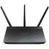 Router Wireless Asus   RT-AC66U, AC1750, 802.11 a/b/g/n, 2.4GHz, 5GHz, Dual band