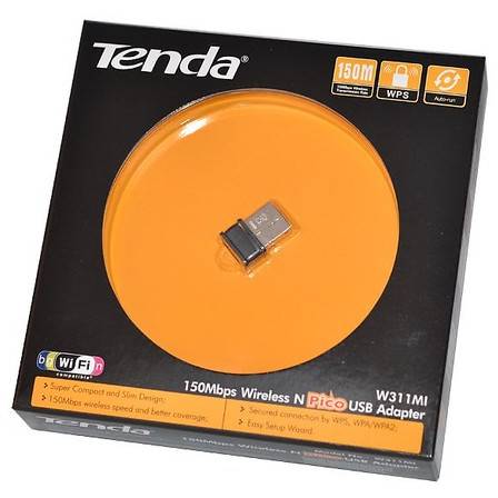 Placa de retea Wireless Tenda W311MI, Adaptor, N mini USB 150Mbps