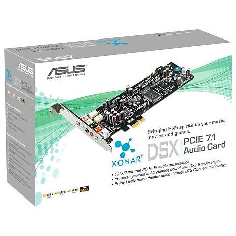 Placa de sunet Asus Xonar DSX 7.1, PCI Express x1