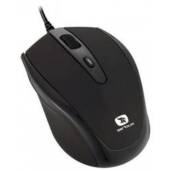 Mouse Serioux Pastel 3300 optic, USB 1000 dpi, Negru