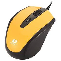 Mouse Serioux Pastel 3300, Ambidextru 1600dpi, Ambidextru, Galben