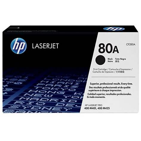 Cartus Toner LaserJet Black HP 80A, CF280A