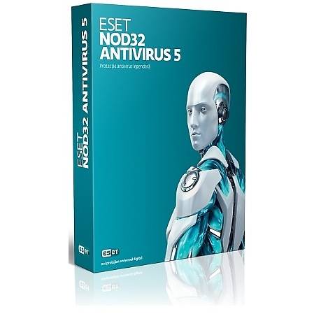 Antivirus ESET  NOD32, 5 Calculatoare, 1 An, Licenta Electronica