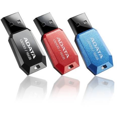 Memorie USB A-DATA UV100, 16GB, USB 2.0, Albastru
