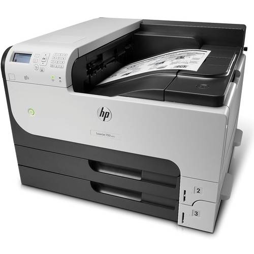 Imprimanta laser monocrom HP Jet Enterprise 700 M712dn, Retea, USB