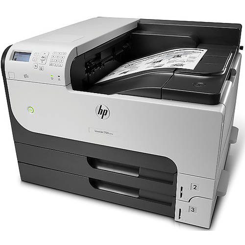 Imprimanta laser monocrom HP Jet Enterprise 700 M712dn, Retea, USB