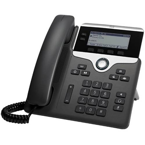 Telefon VoIP Cisco 1 Line IP Phone with Display, PoE and Gigabit PC Port