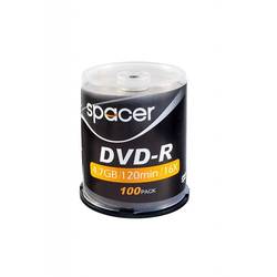 DVD-R 4.7GB/120Min 16X Spacer 100 buc