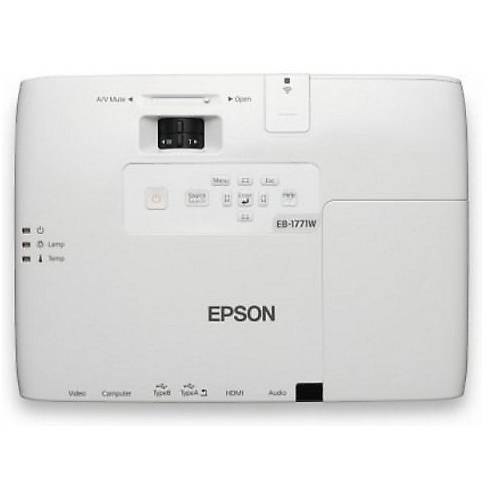 Videoproiector Epson EB-1771W, 3000ANSI, Alb