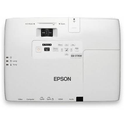 Videoproiector Epson EB-1776W, 3000ANSI, WiFi, Alb