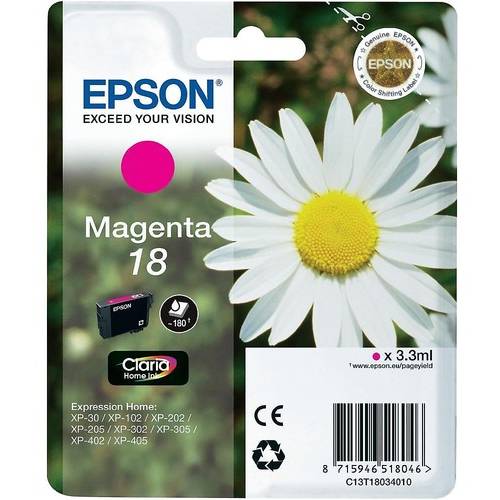 Epson cartus cerneala  Magenta 18 Claria Home Ink pentru XP-305, XP-405