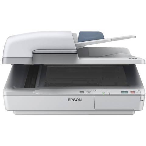 Scanner Epson WorkForce DS-7500N, A4, Color, Retea, Alb