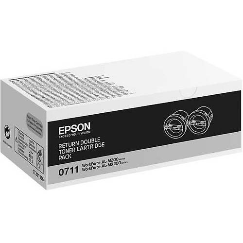 Epson cartus toner negru AL-M200/MX200 Pachet 2 Bucati