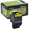 Cartus Toner Yellow Lexmark Return Program , 70C2HY0