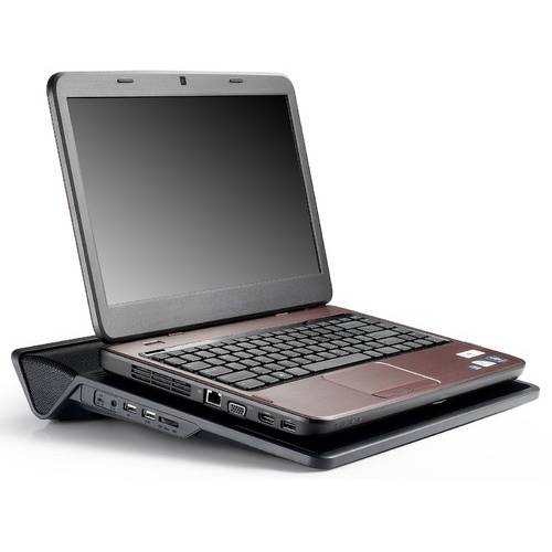 Cooler Laptop Somic M3, 15.6", un ventilator 140mm, 2x USB, boxe 2.1, Negru