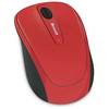 Mouse Microsoft Wireless Mobile 3500, BlueTrack, Flame Red Gloss