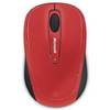 Mouse Microsoft Wireless Mobile 3500, BlueTrack, Flame Red Gloss