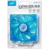 Ventilator PC DeepCool XFAN 120U B/B UV LED blue 120mm